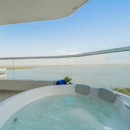 Oc1605 Vista Increible Jacuzzi Priv Cielo Marrelax Cartagena